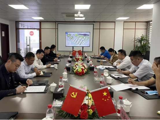百色市百东新区韦晓新书记一行赴集团泉州总部考察座谈会举行